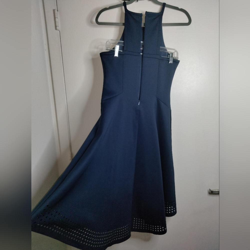 Lilly Pulitzer (Size S) Navy Blue Sleeveless Aurelia Hi-Lo Midi Dress (NEW-NWT) - Picture 7 of 13